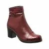 Catinca Shoes 80 BBC ghete dama piele bordo croco