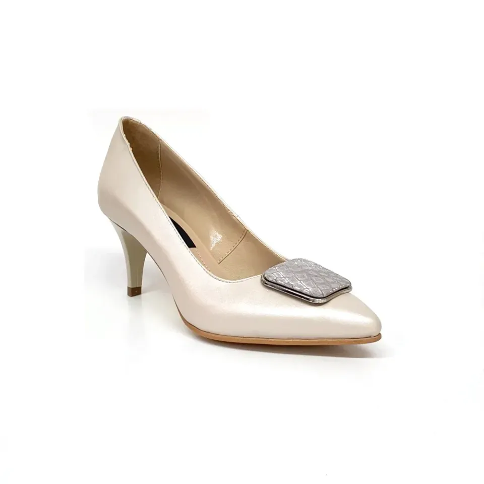 Catinca Shoes A29 BSP pantofi dama piele bej pietre