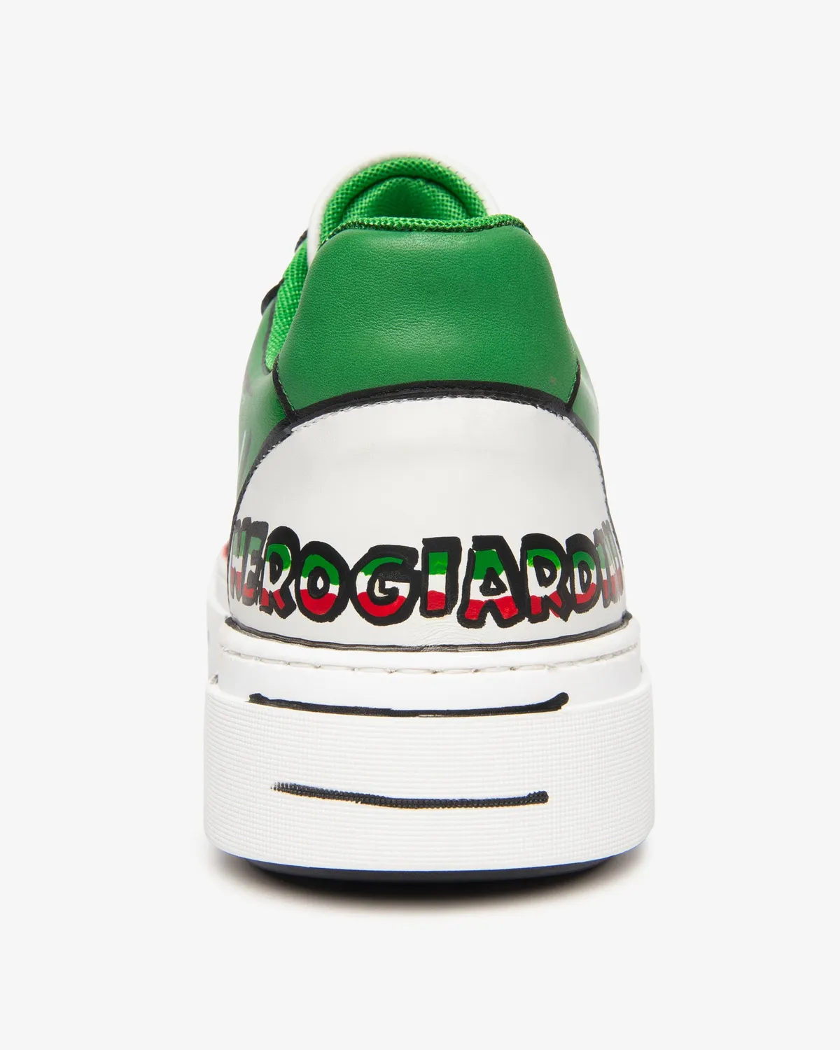 NeroGiardini sneakers piele barbati siret tricolor