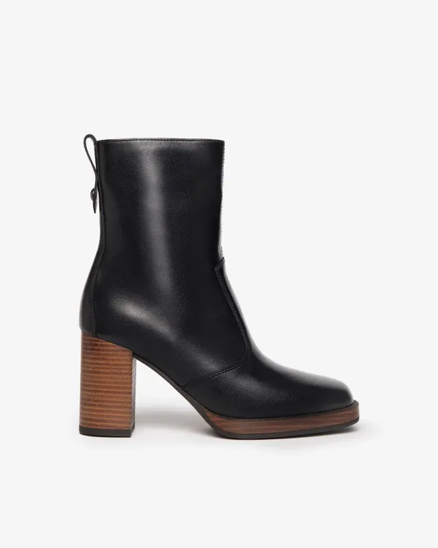 NeroGiardini botine damă piele made in Italy