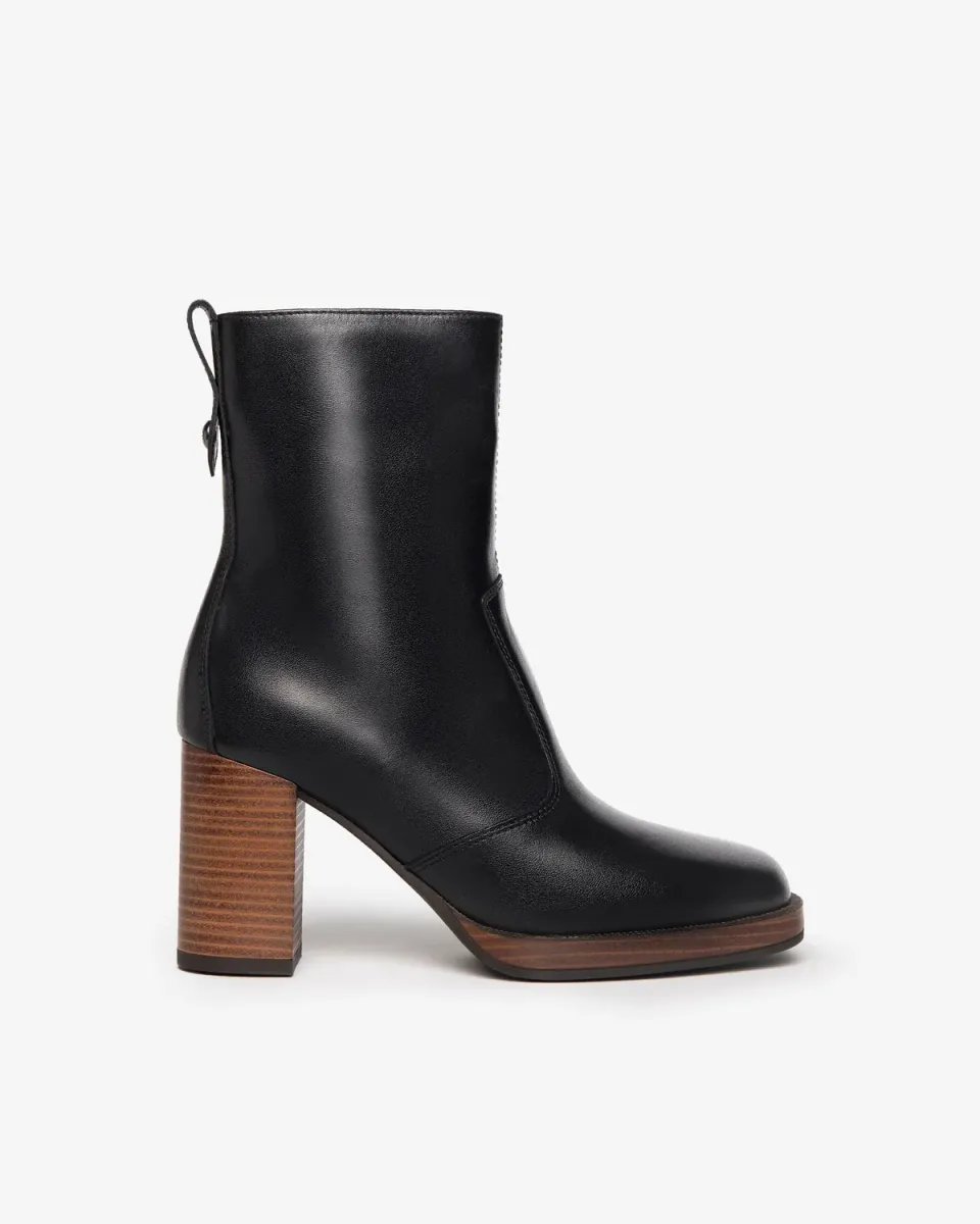NeroGiardini botine damă piele made in Italy