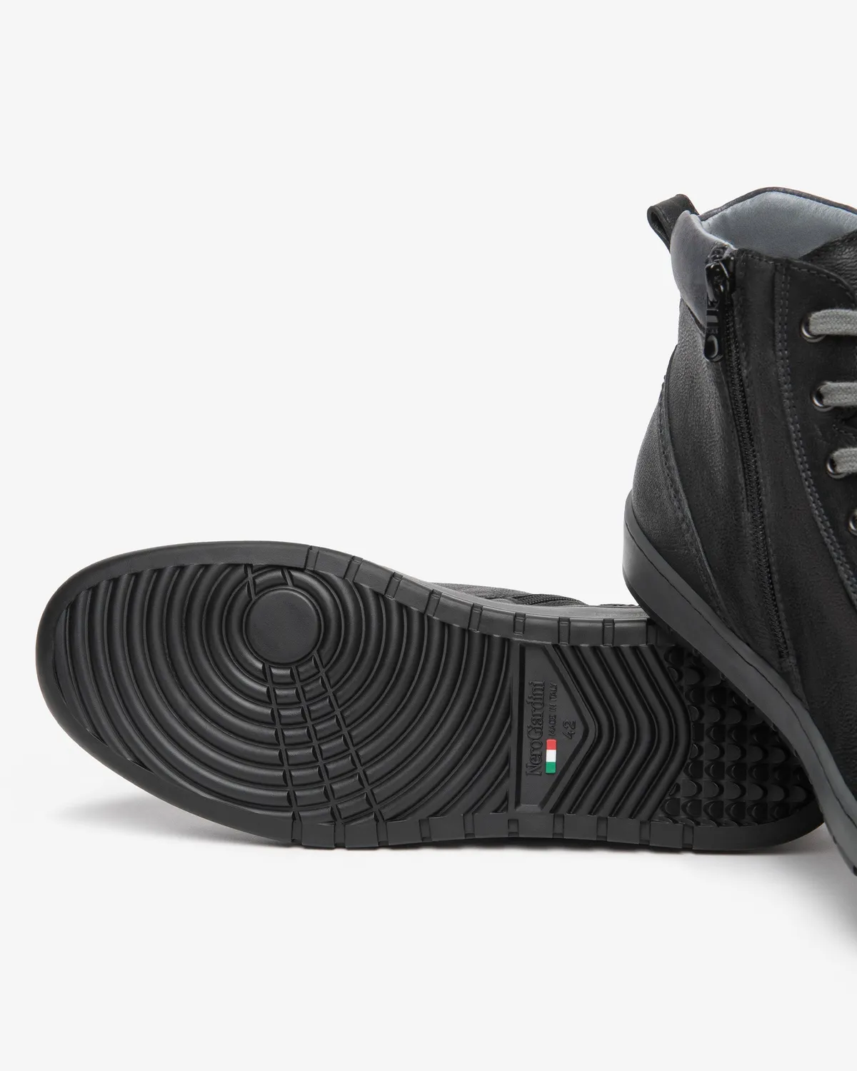 NeroGiardini sneakers barbati piele high top iarna