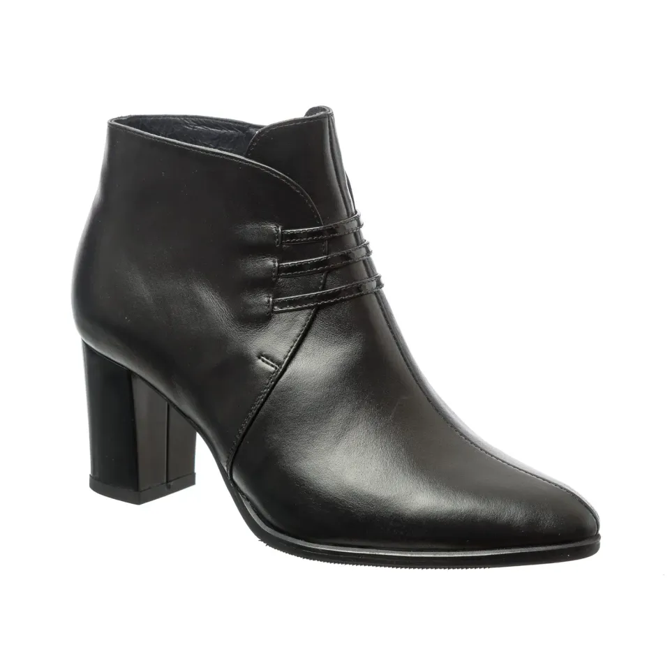 Catinca Shoes GX45 NB ghete dama piele neagra box