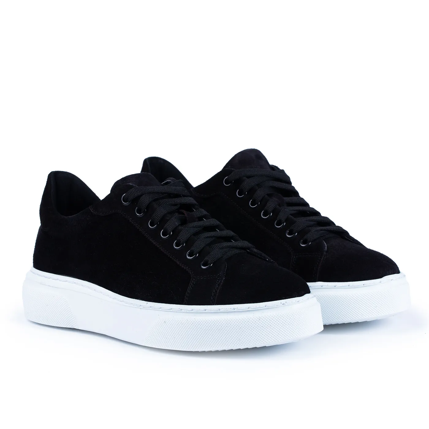 Lucas Shoes 510 sneakers velur negru barbati