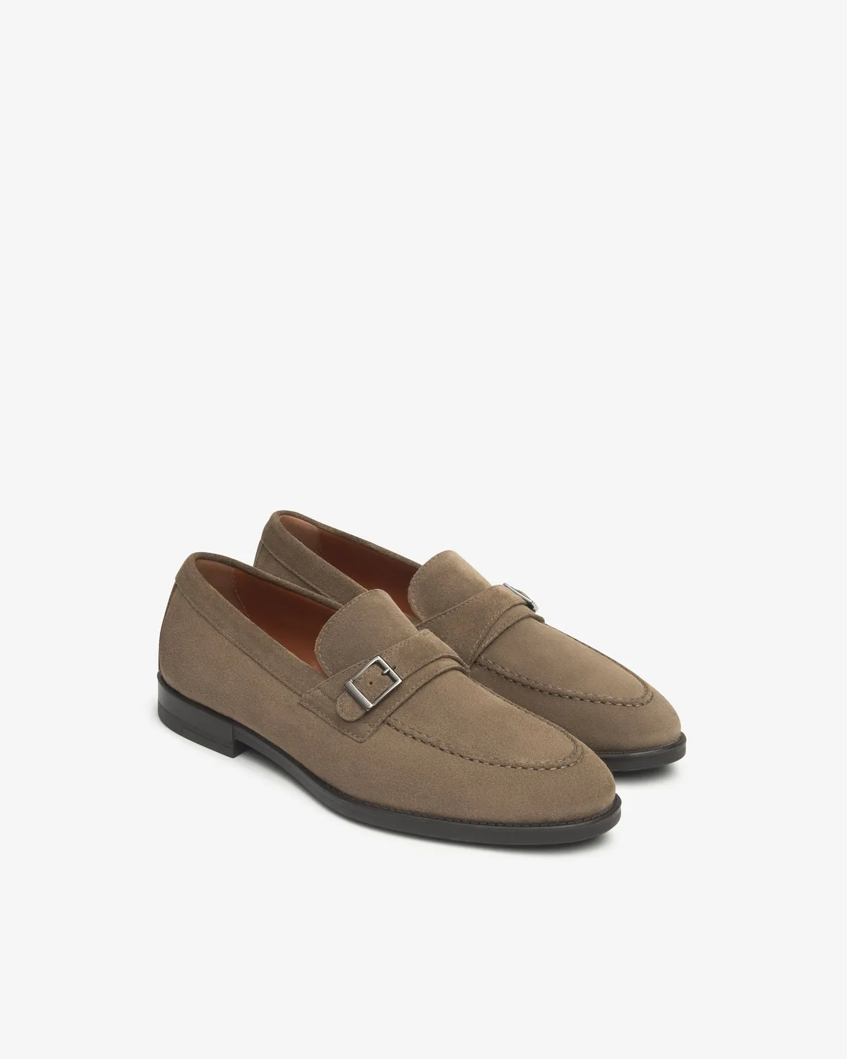 Mocasini NeroGiardini Premium piele intoarsa barbati eleganti