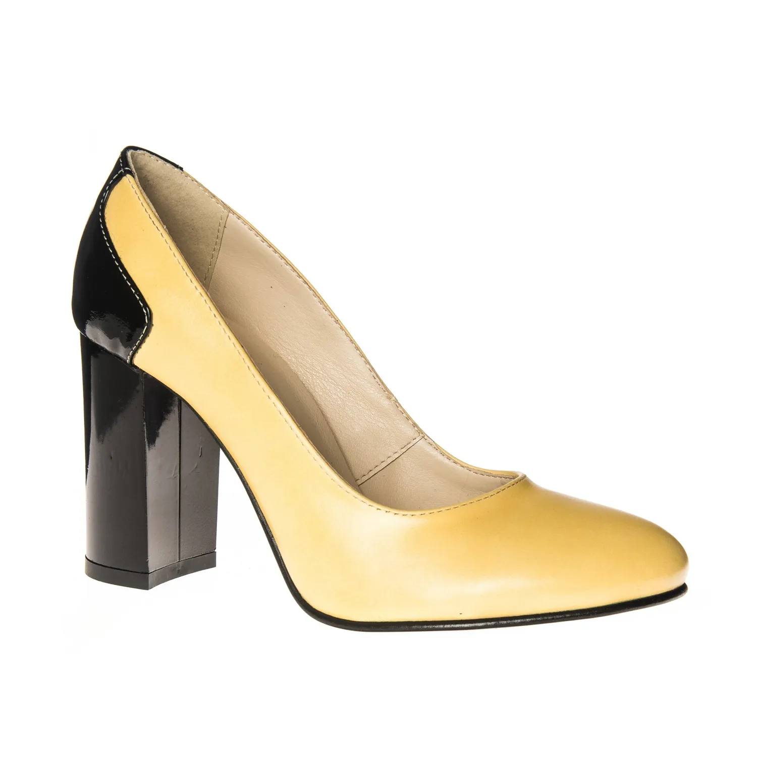 Catinca Shoes 112 GNL pantofi dama galbeni piele