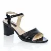 Catinca Shoes S2 NBL sandale dama piele neagra box lac