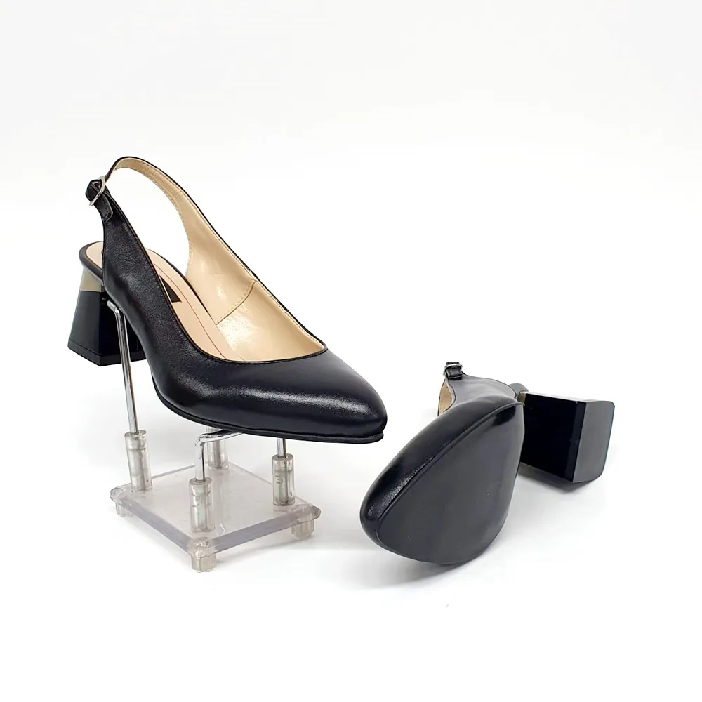 Catinca Shoes D20 NB sandale dama negre piele box