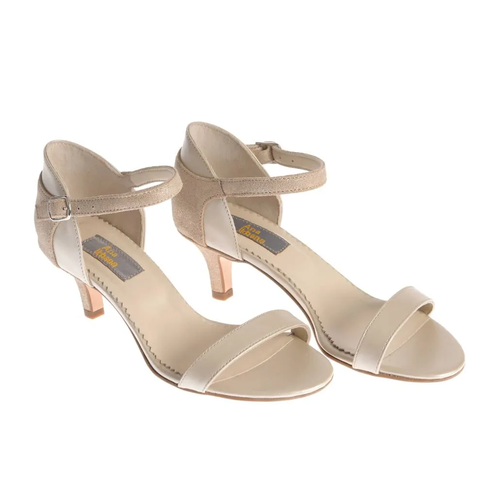 Ana Urbana Shoes New Orleans sandale auriu pal