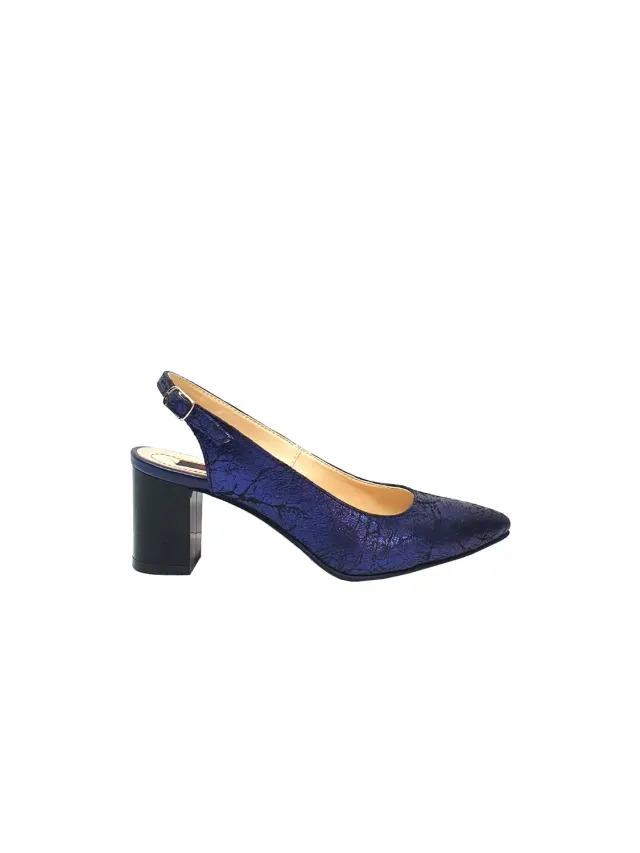 Catinca Shoes A91 AS sandale dama albastru piele naturala