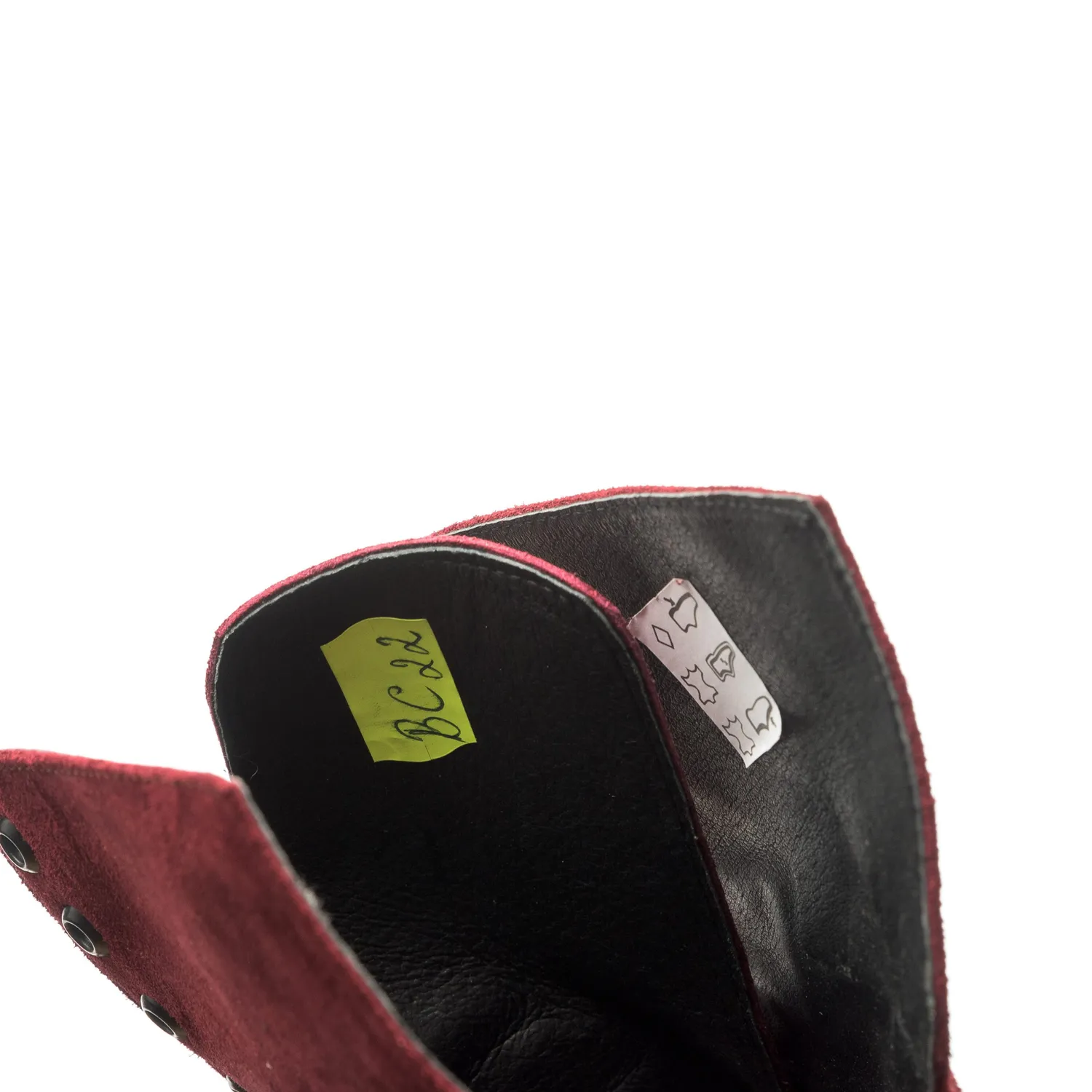Catinca Shoes BC22 BA bocanci damă bordo piele antilopă