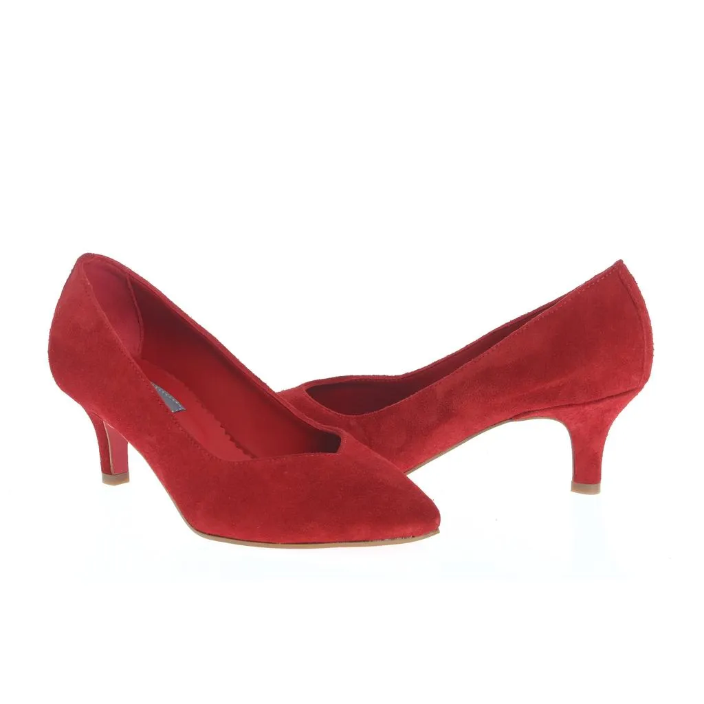 Ana Urbana Shoes Miami pantofi piele roșii