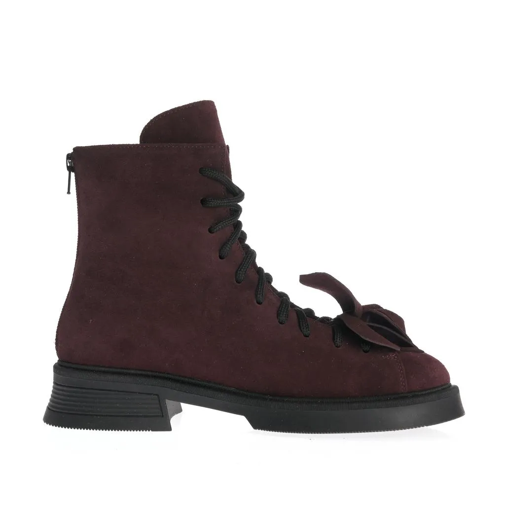 Ana Urbana Shoes Yasmina bocanci mov piele întoarsă