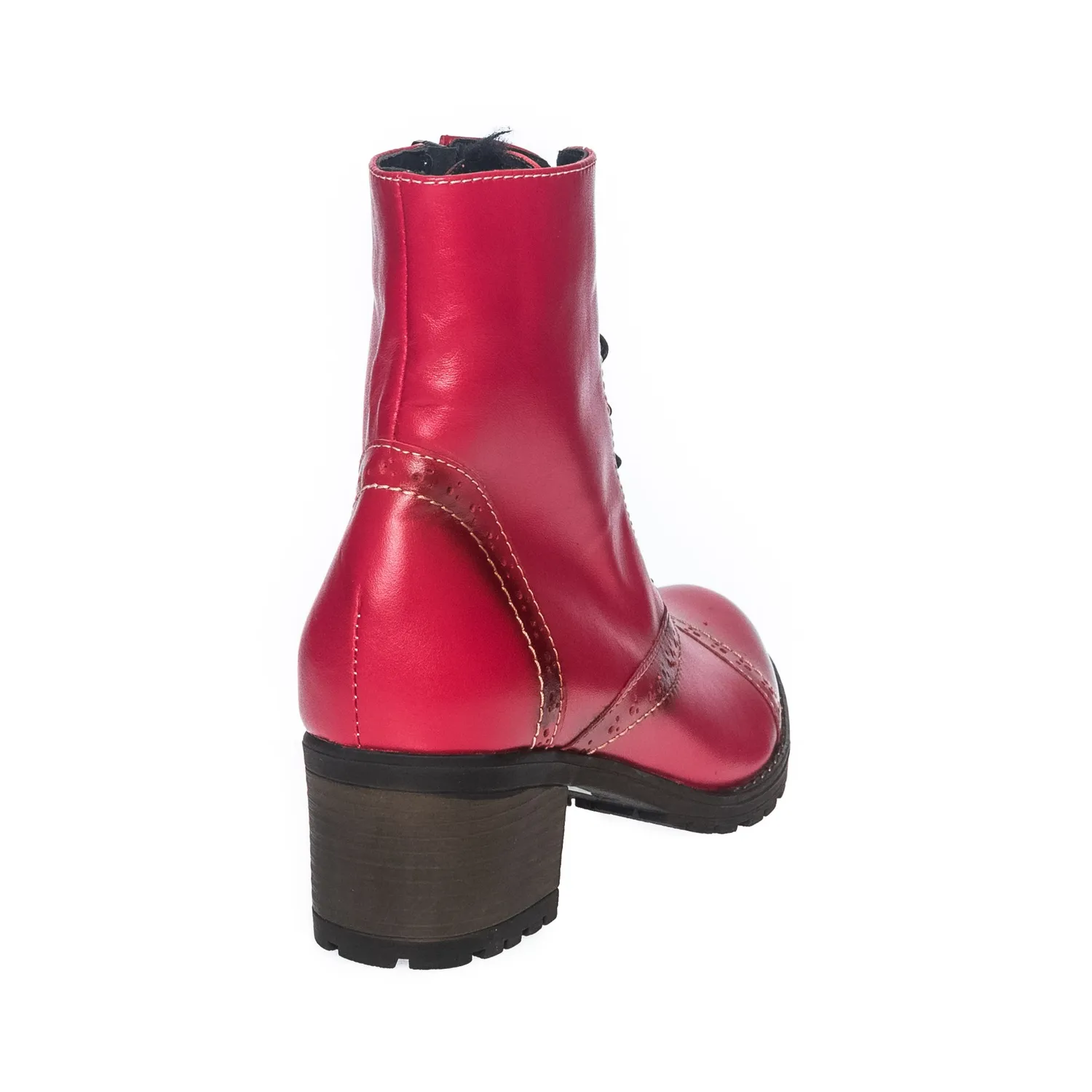 Catinca Shoes BC1 R ghete dama piele rosu