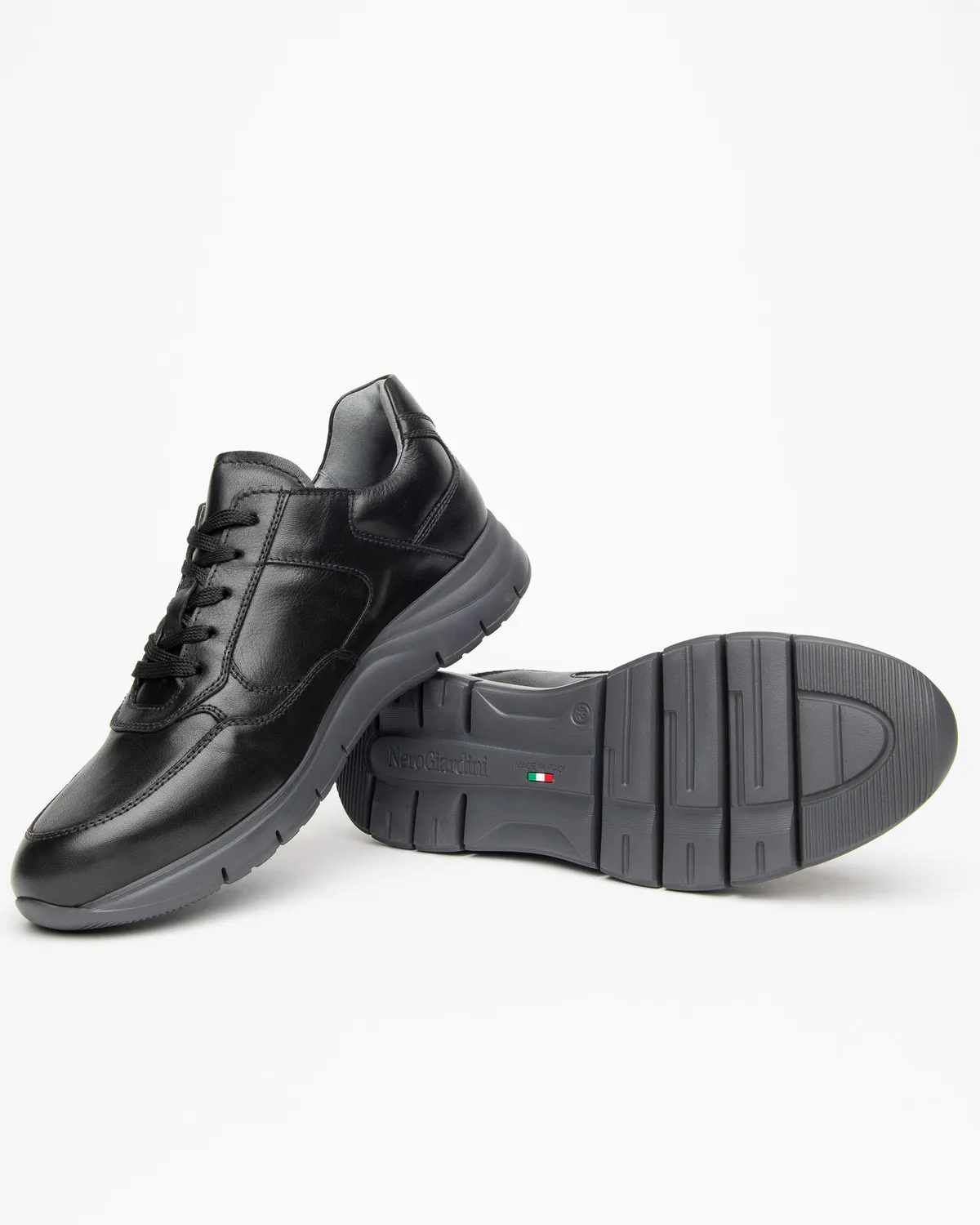 NeroGiardini sneakers piele bărbați branț DryGo
