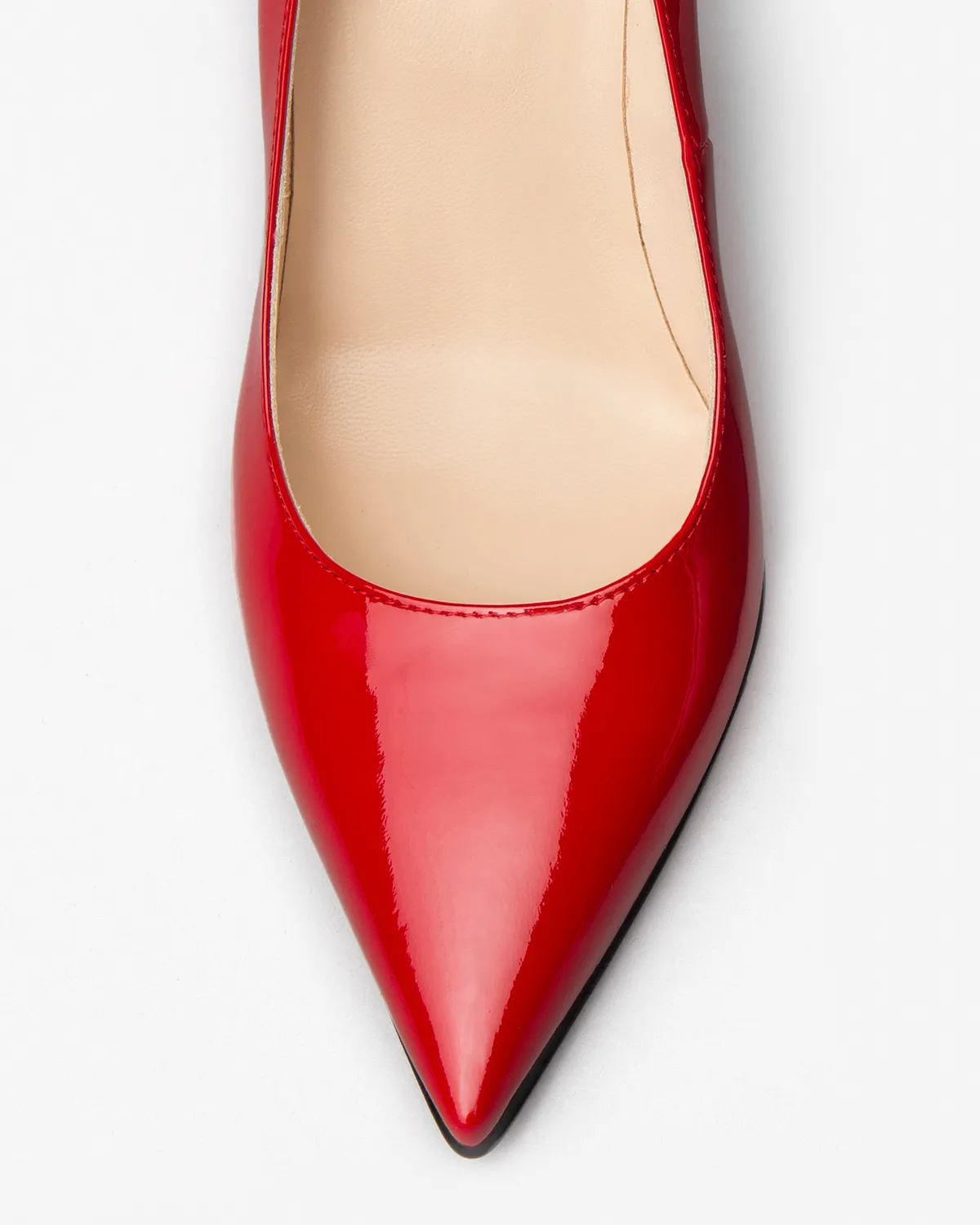 Pantofi piele lacuita dama NeroGiardini stiletto 9,5 cm
