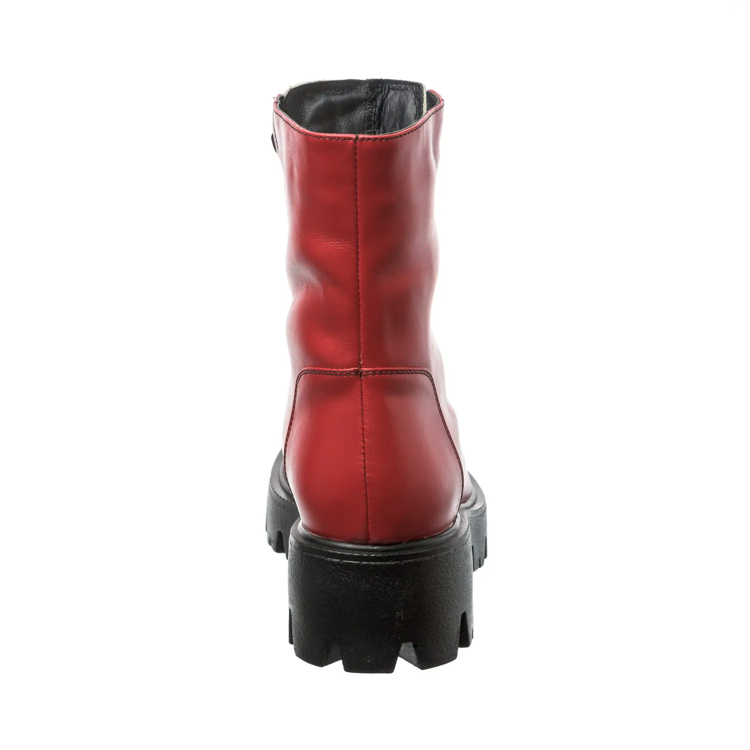 Catinca Shoes BC23 RBC bocanci dama rosu piele naturala