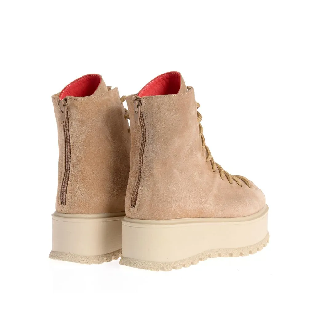 Ana Urbana Valentina bocanci camel piele intoarsa
