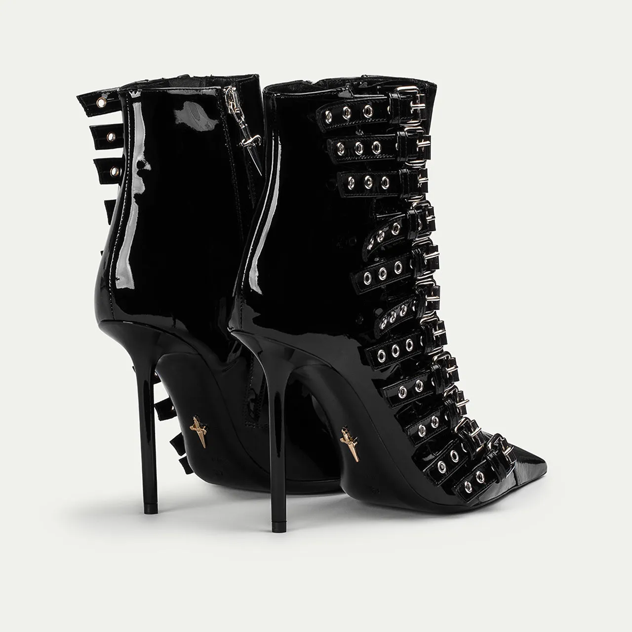 Cesare Paciotti Dafne botine dama negru lac