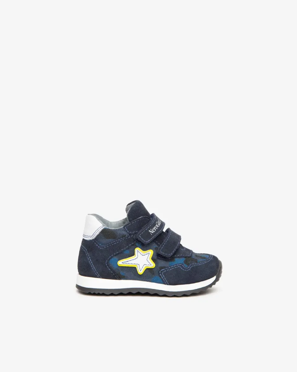 NeroGiardini sneakers piele intoarsa baieti bebelusi