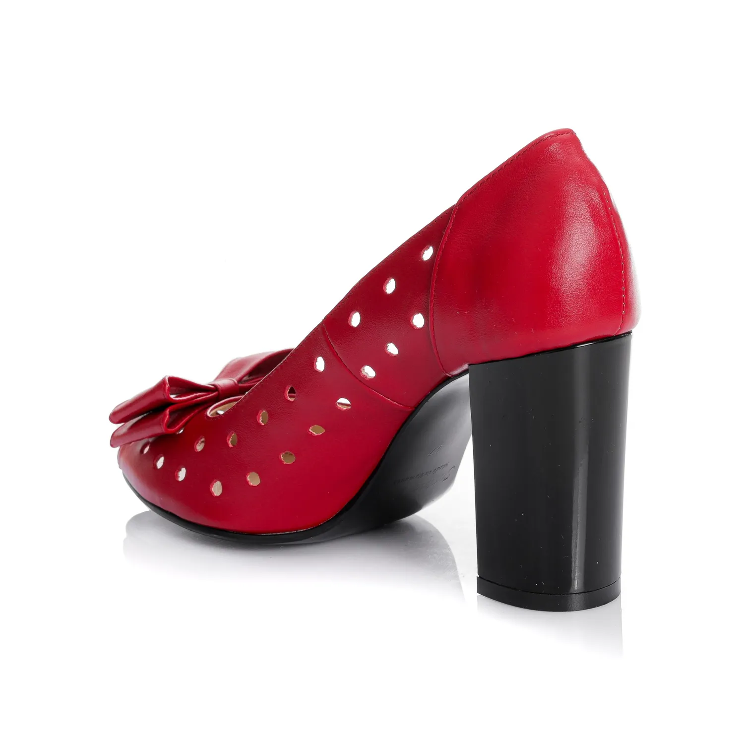 Catinca Shoes F23 RB pantofi dama piele rosu box
