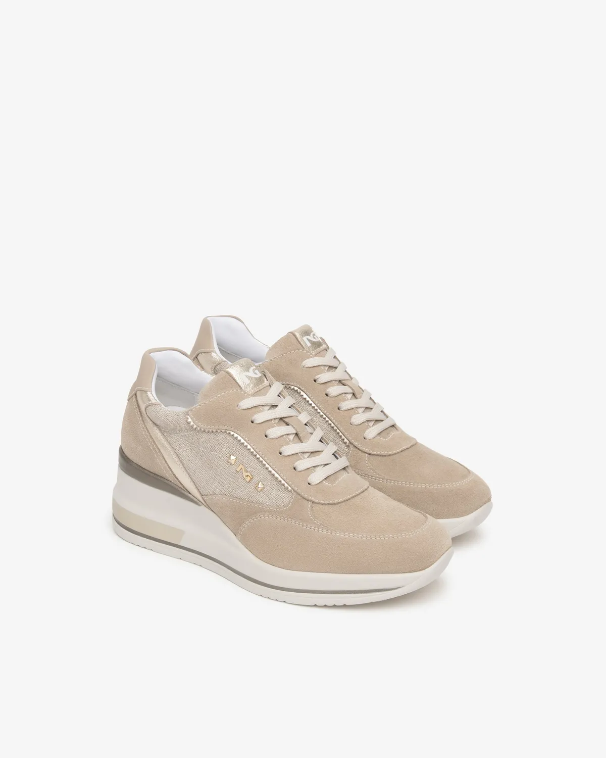 NeroGiardini Sneakers Dama Piele Textil Vara