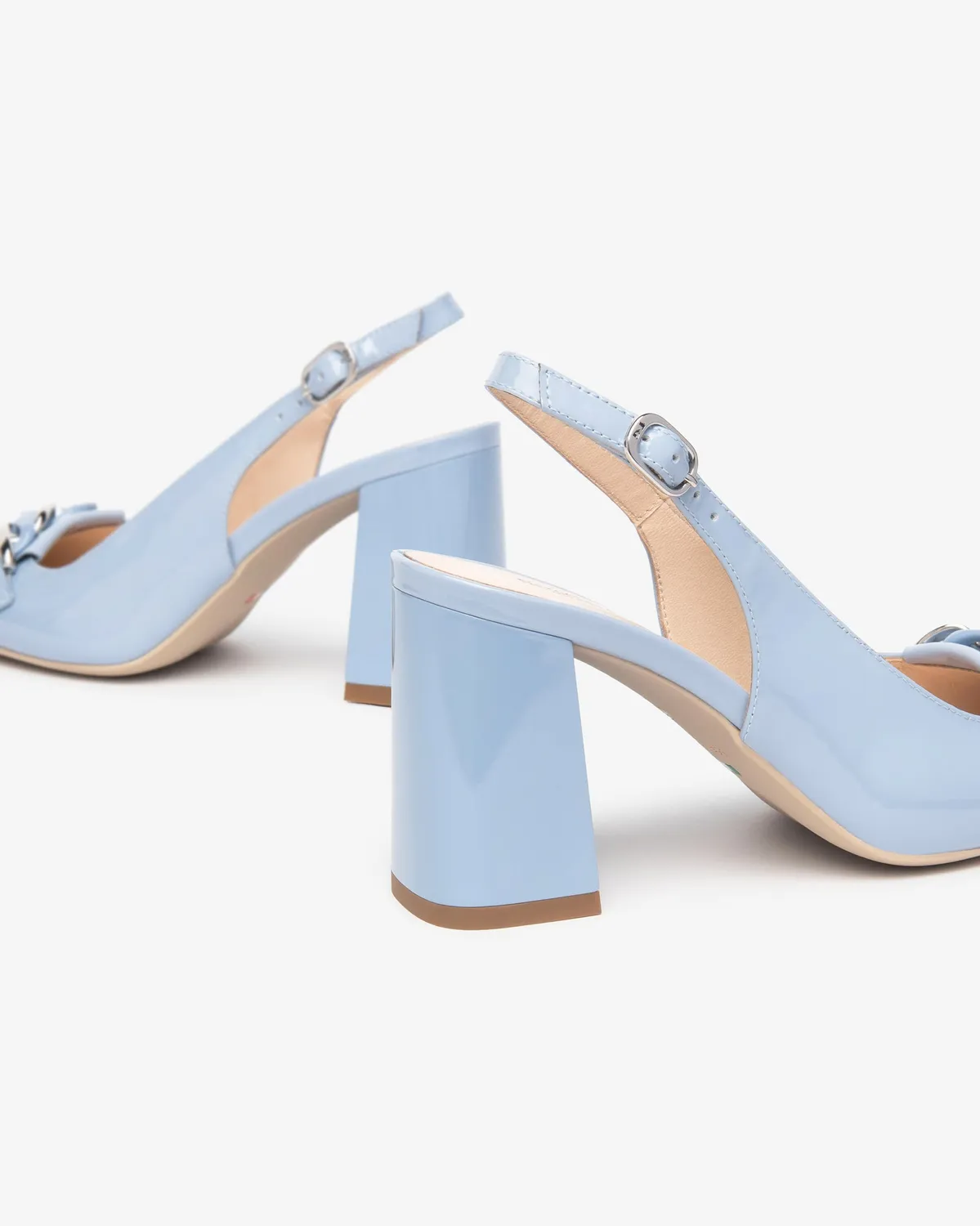 NeroGiardini pantofi slingback dama lac