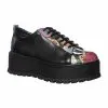 Catinca Shoes X3 NBSR pantofi dama piele negru cu rosu