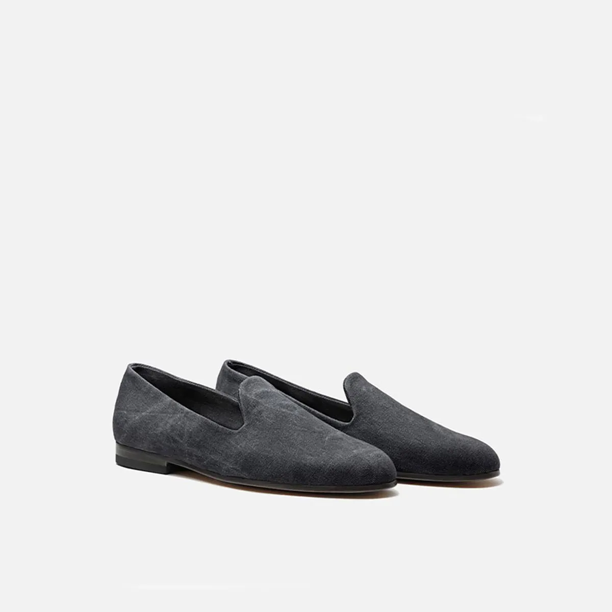 Cecilia Bringheli Positano pantofi canvas negru