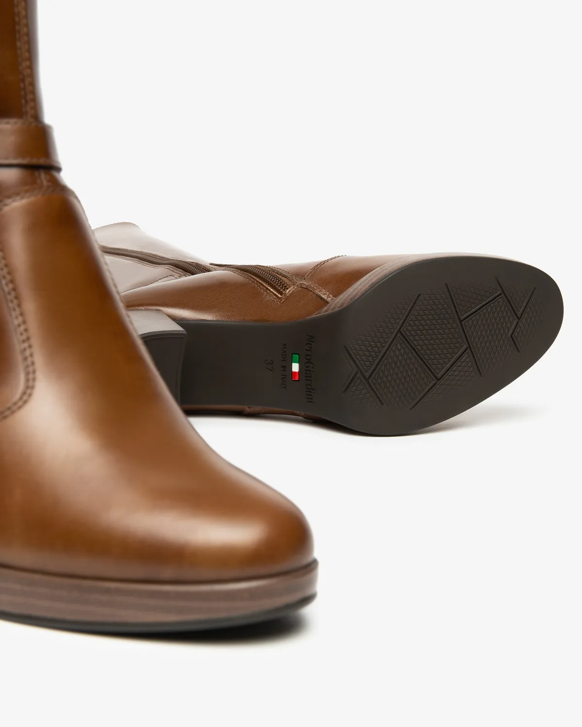 NeroGiardini cizme piele dama iarna elegante