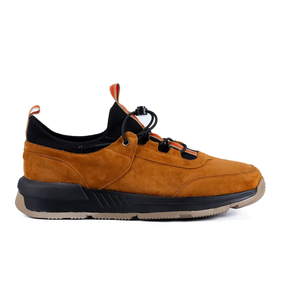 Lucas Shoes Sneaker 520 Bej sneakers bej velur piele