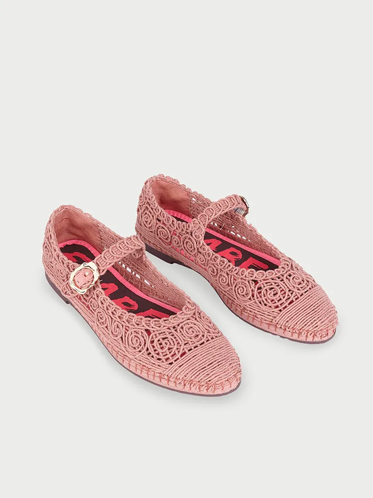 Flagelus Kyra Breeze Pink pantofi mary jane roz
