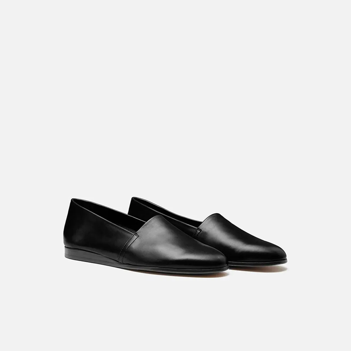 Cecilia Bringheli Amalfi espadrile piele negre