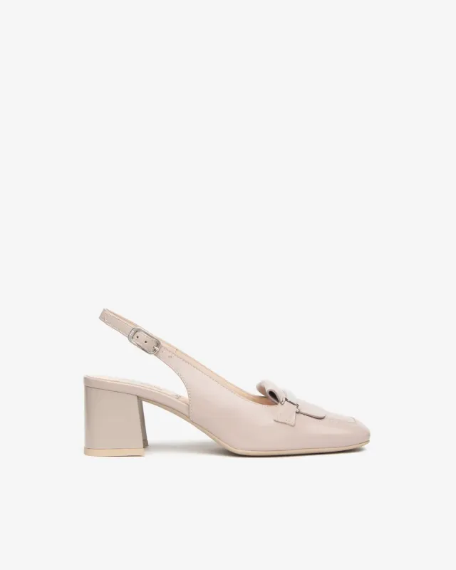 Pantofi slingback NeroGiardini piele dama de vara