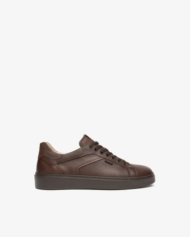 NeroGiardini Sneakers piele bărbați perforații