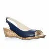Catinca Shoes P27 BL sandale dama piele bleumarin
