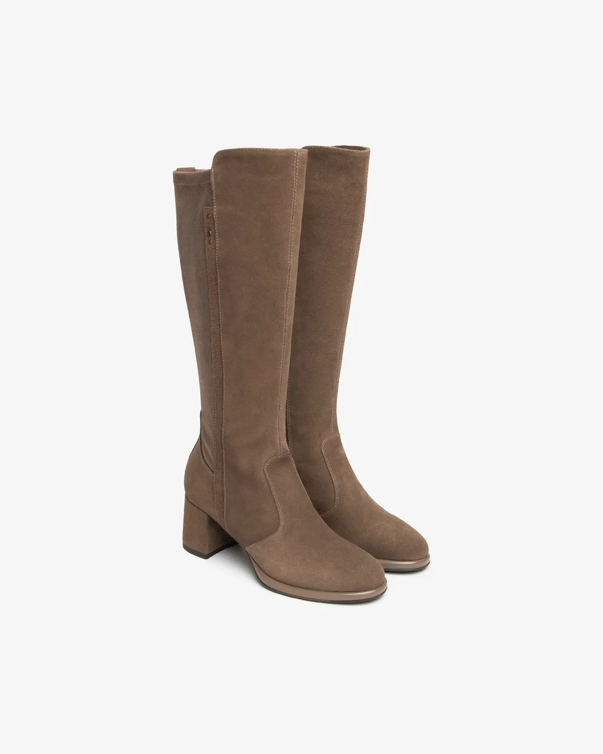 NeroGiardini cizme piele intoarsa dama toc 6 cm