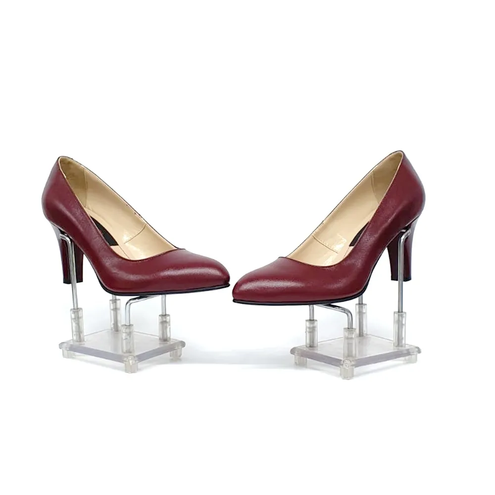 Catinca Shoes A28 BOB pantofi dama piele bordo box