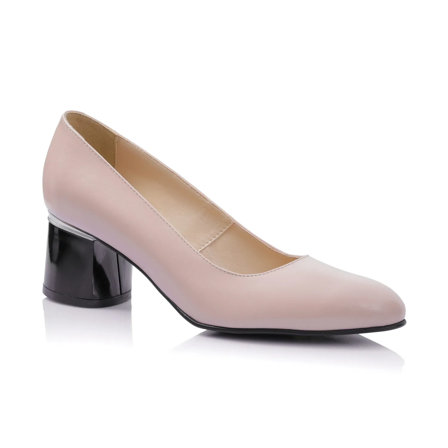 Catinca Shoes A72 NU pantofi dama piele naturala nude box