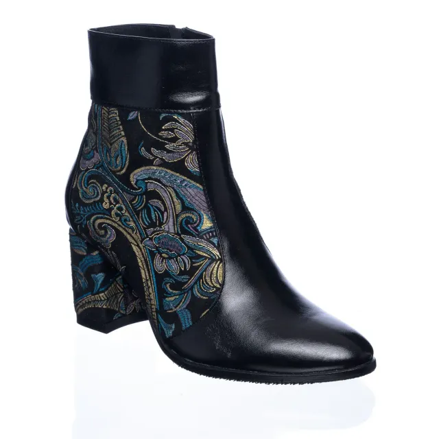 Catinca Shoes GX32 NSN ghete dama piele naturala negre