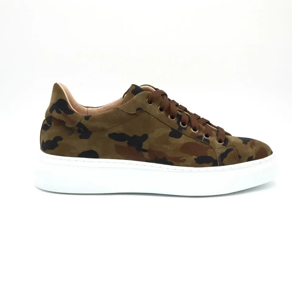 Lucas Shoes 510 Army Green sneakers barbati velur