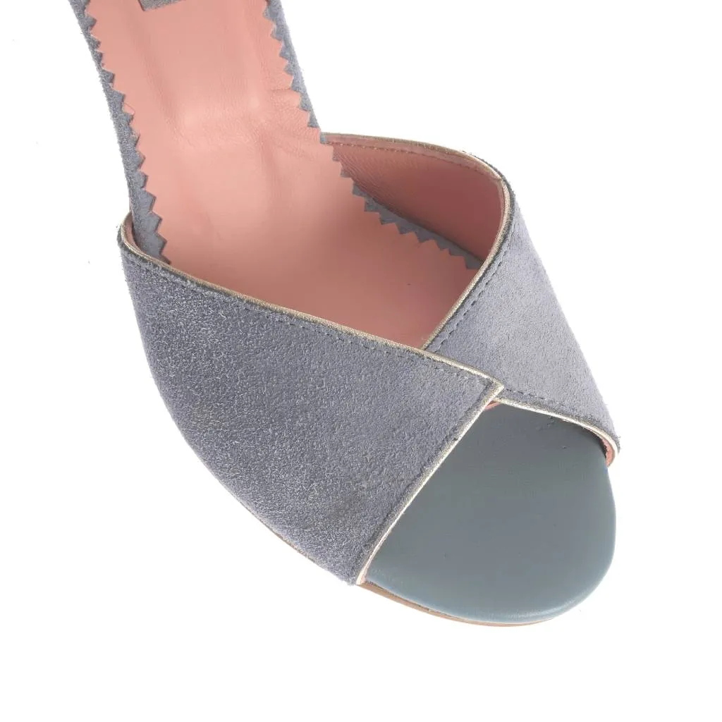 Ana Urbana Shoes Charlotte sandale piele gri-bleo