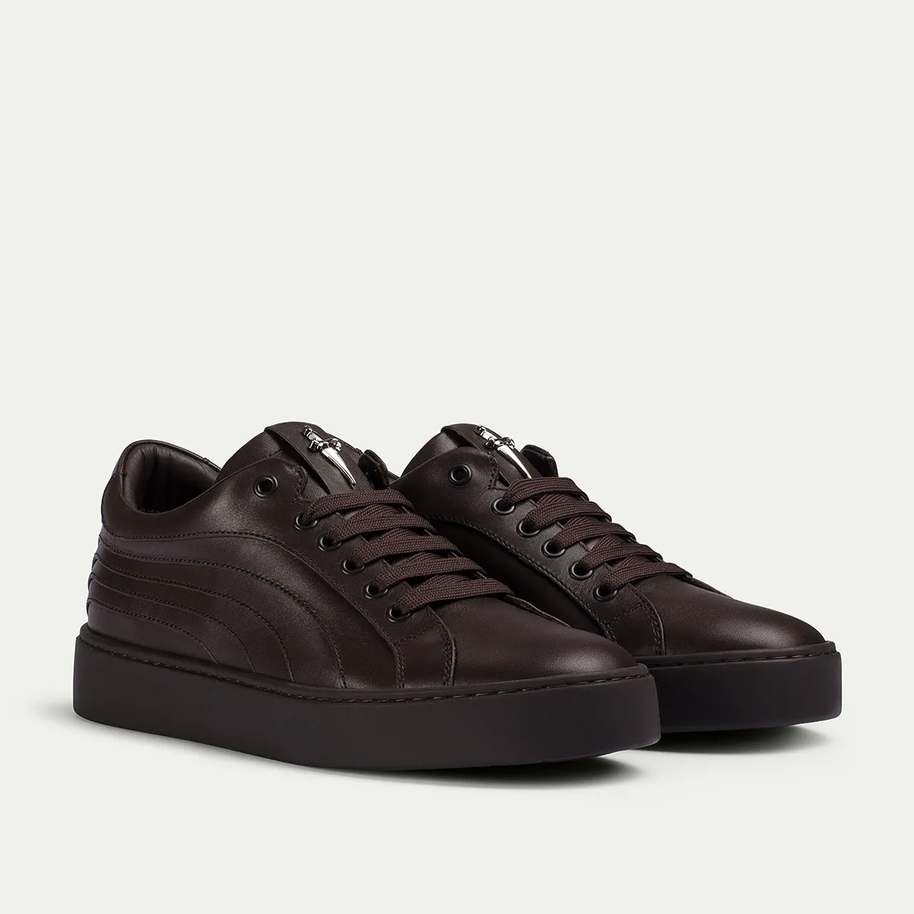 Cesare Paciotti Linea Derby sneakers barbati maro