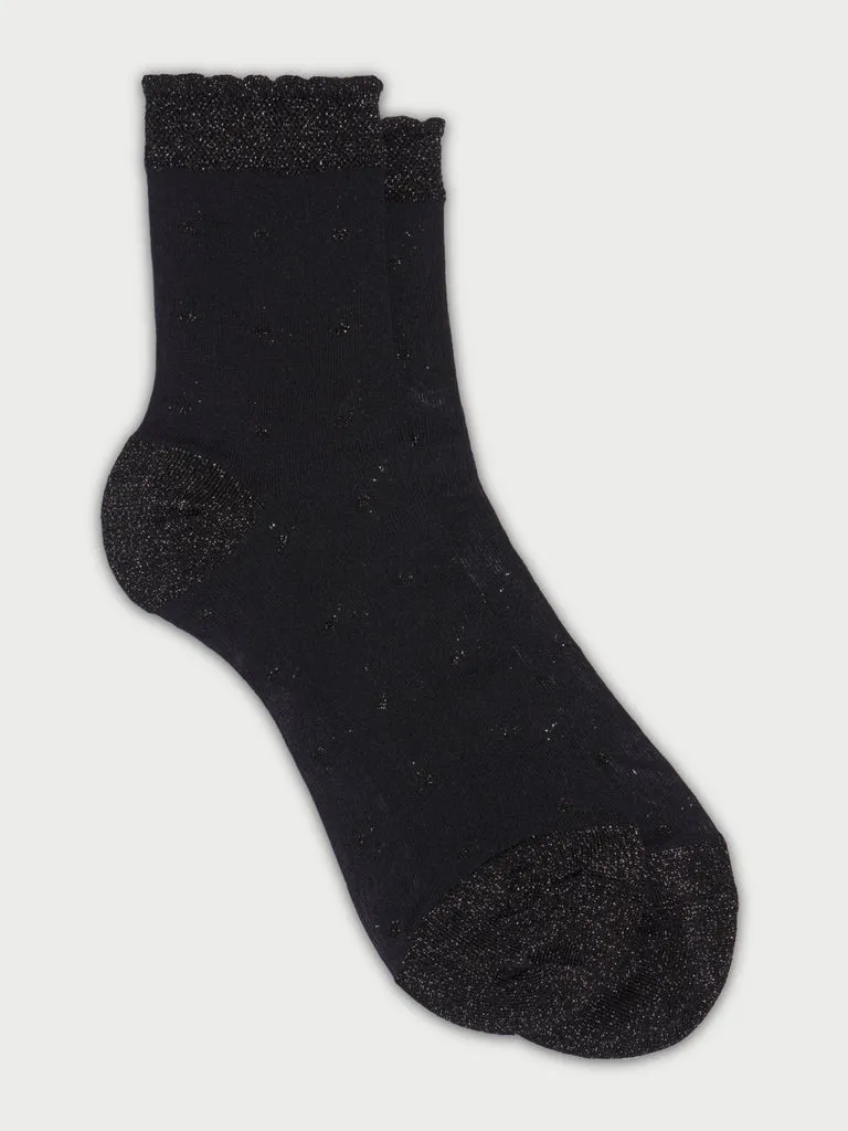Flagelus Gisela Black pantofi negri