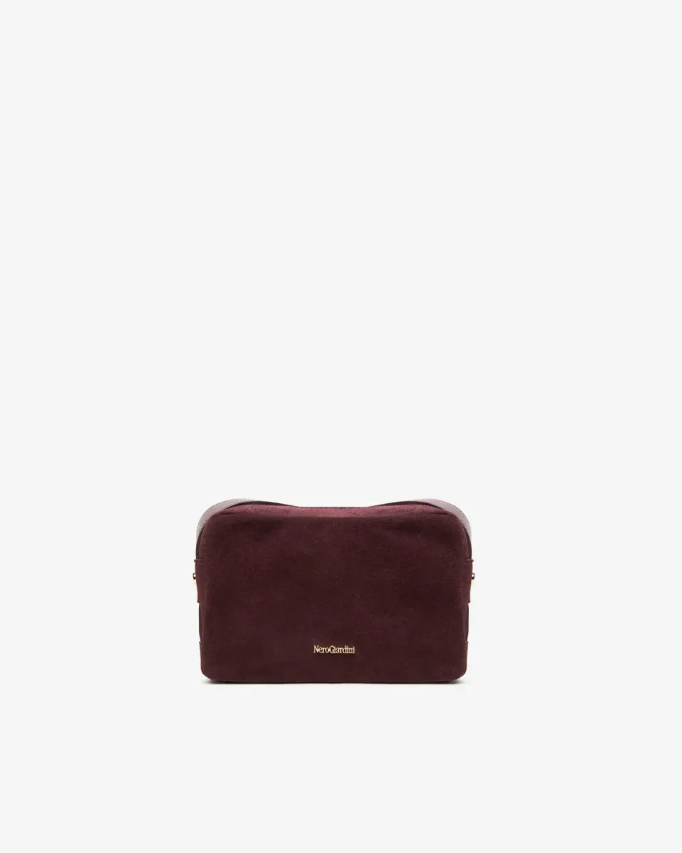 Geanta crossbody NeroGiardini piele intoarsa dama