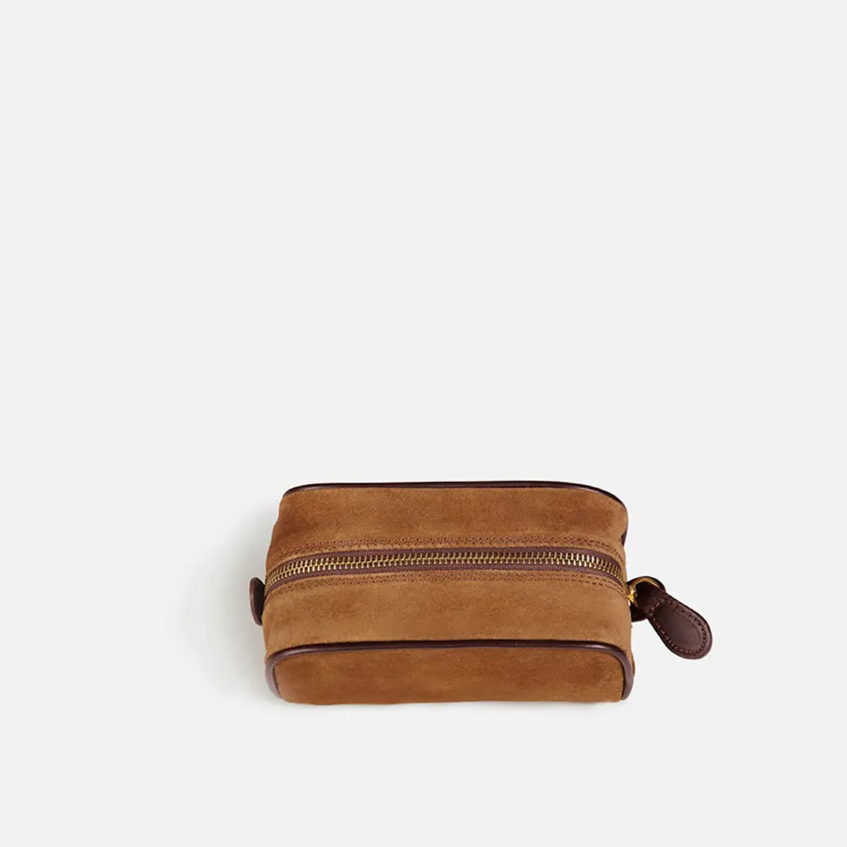 Cecilia Bringheli Riva Tobacco Suede trusa piele intoarsa