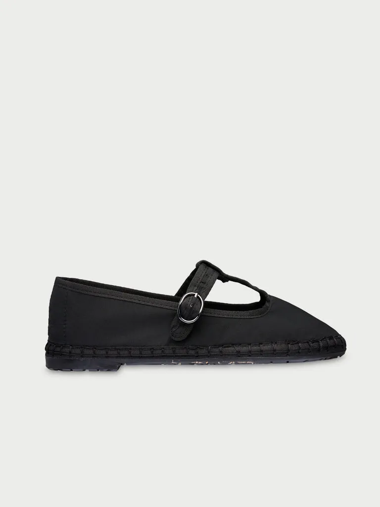 Flagelus Lewis Oxford pantofi Mary Jane negri