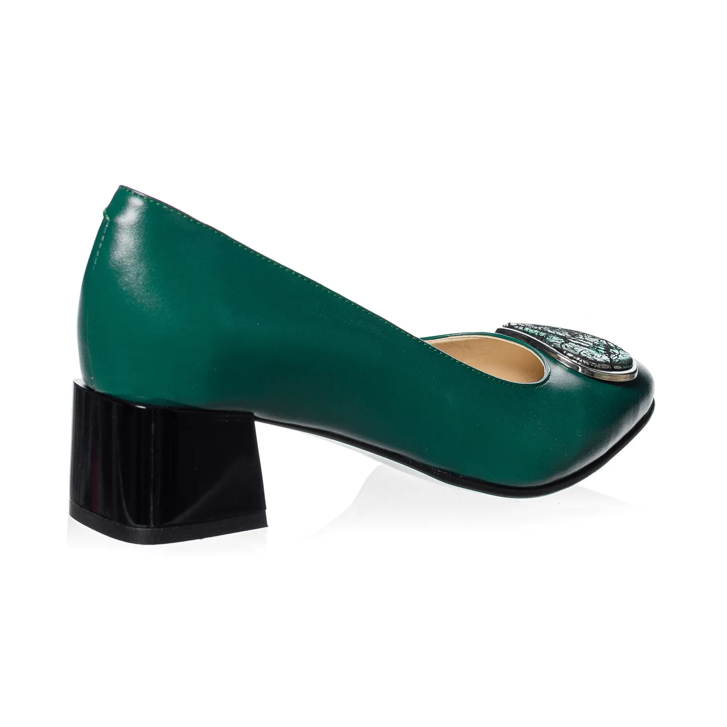 Catinca Shoes A21 VBVS pantofi dama piele verde box