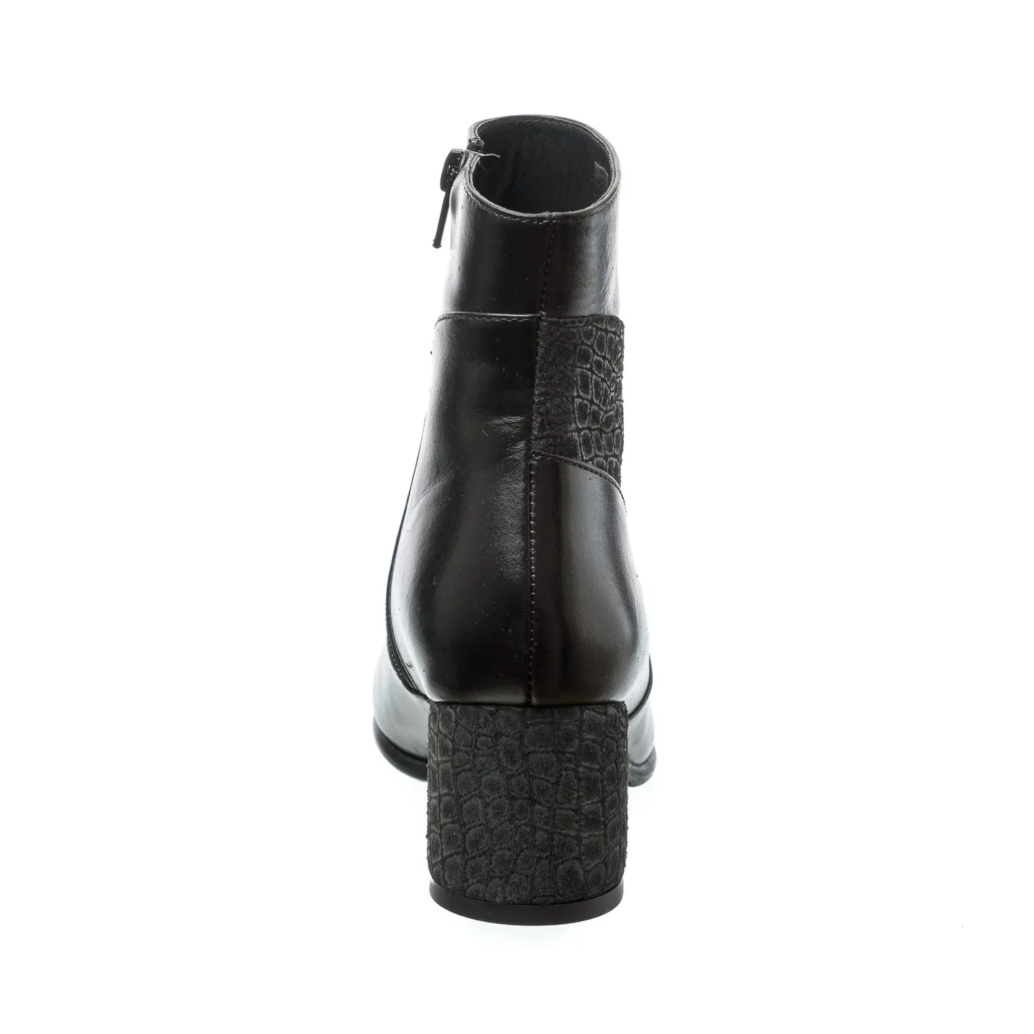 Catinca Shoes GX50 ghete dama piele negru cu pietre