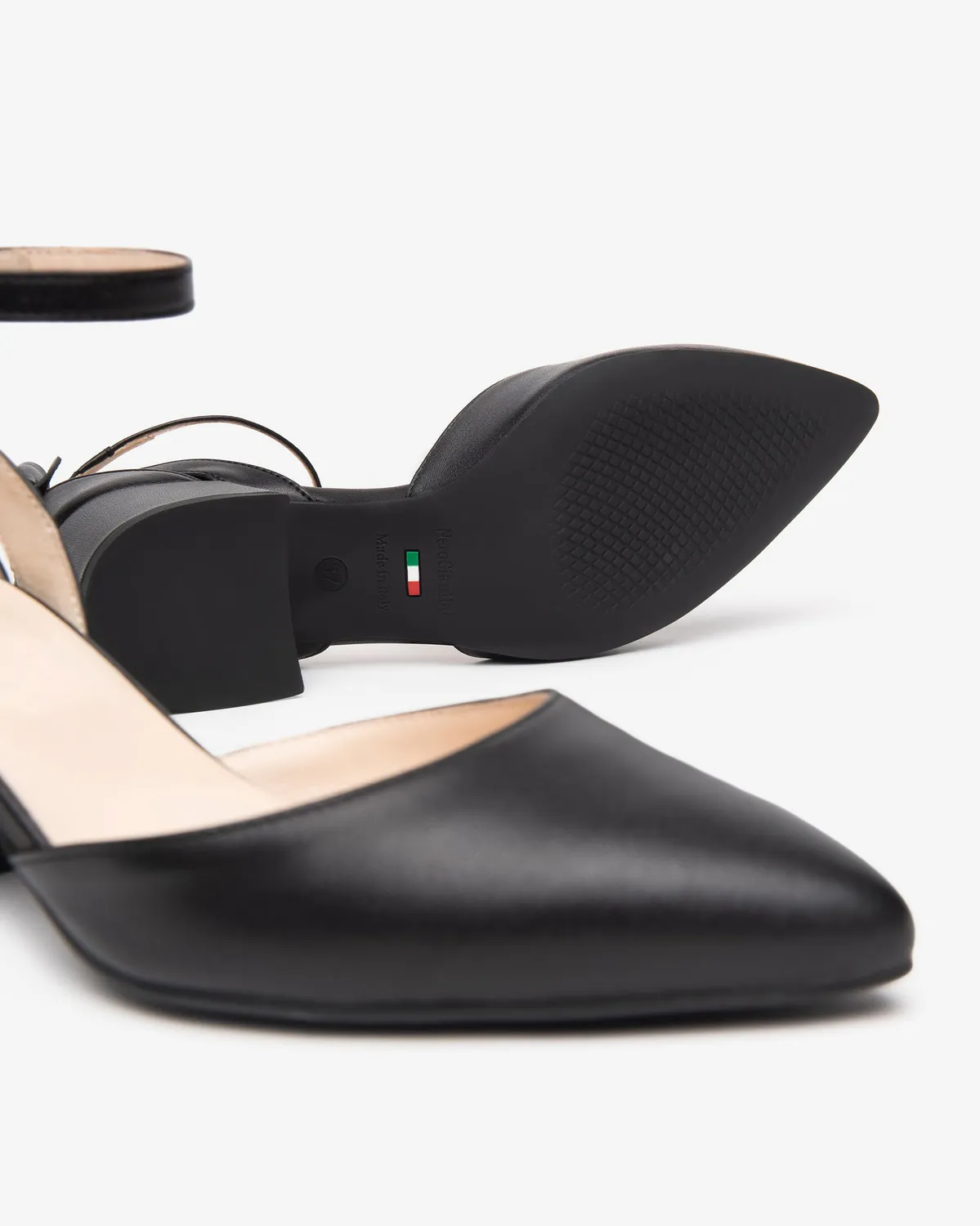 NeroGiardini pantofi dama piele toc birou